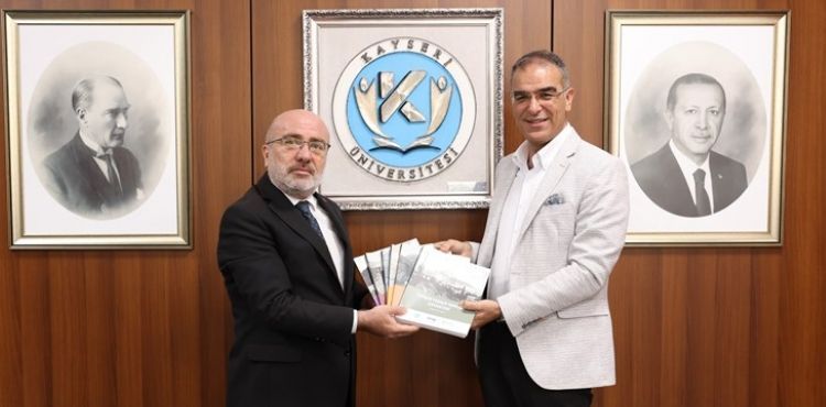 Erciyes A.Ş. Yönetim Kurulu Başkanı Elcuman’dan KAYÜ Rektörü Karamustafa’ya Ziyaret