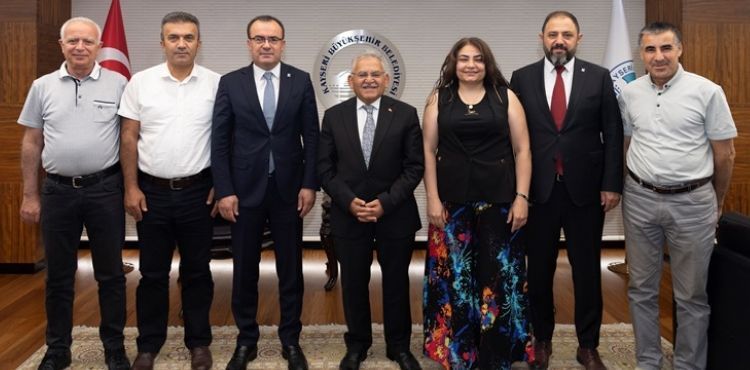 KAYSERİ SMMMO’DAN BAŞKAN BÜYÜKKILIÇ’A ZİYARET