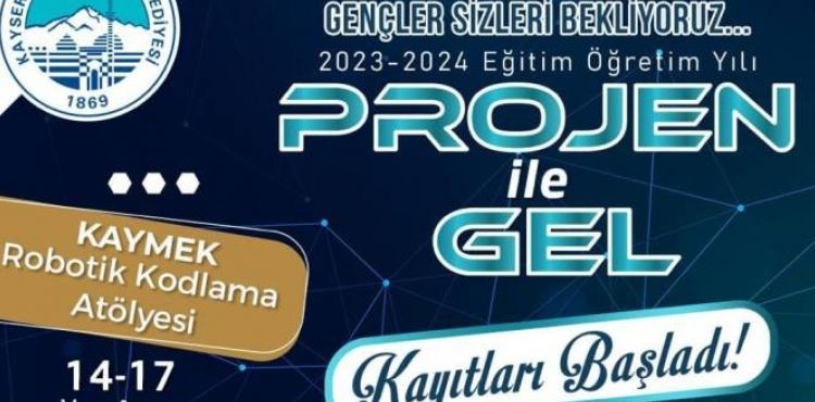 BÜYÜKŞEHİR KAYMEK’TEN ‘PROJEN İLE GEL ROBOTİK KODLAMA ATÖYLESİ’