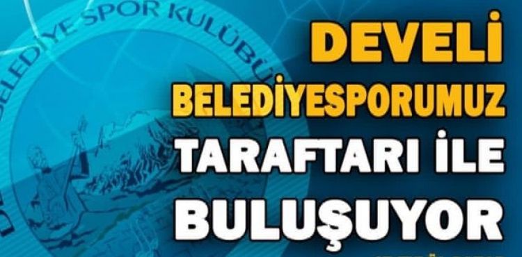 Develi Belediyespor sezon ncesi taraftaryla buluuyor