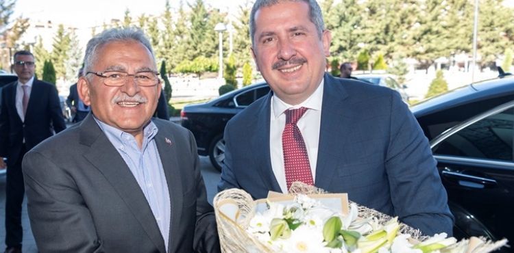 BAŞKAN BÜYÜKKILIÇ, BAKAN YARDIMCISI GÜRCAN’I AĞIRLADI