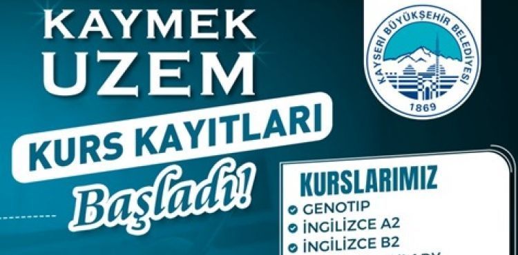 BÜYÜKŞEHİR’İN UZAKTAN EĞİTİM MERKEZİ KURS KAYITLARI BAŞLADI