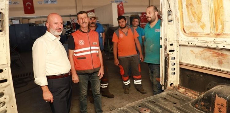 BAŞKAN ÇOLAKBAYRAKDAR, “ATÖLYEMİZ, SANAYİ SİTESİ GİBİ ÇALIŞIYOR”