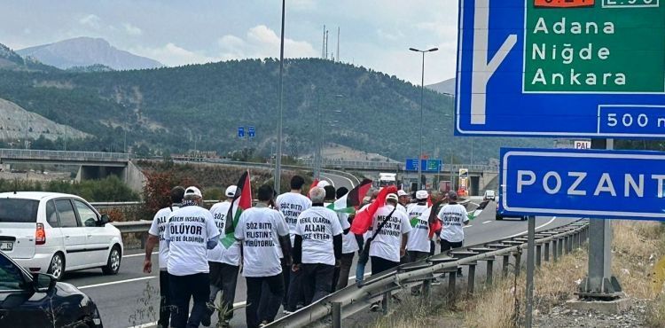 Filistin Yürüyüş Kafilesi, yeni katılımcılarla yoluna devam ediyor