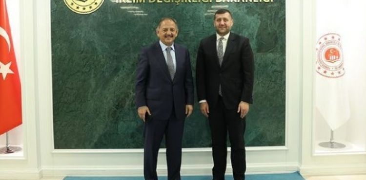 Vekil Ersoy’dan Bakan Özhaseki’ye makamda ziyaret
