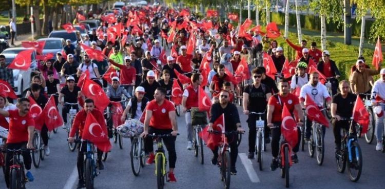 TÜRKİYE CUMHURİYETİ’NİN YÜZÜNCÜ YILINDA BİNLERCE PEDAL