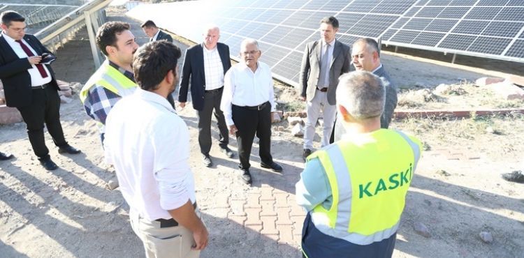 BAŞKAN BÜYÜKKILIÇ, KASKİ’NİN KARPUZSEKİSİ GES PROJESİ’NDE İNCELEMEDE BULUNDU