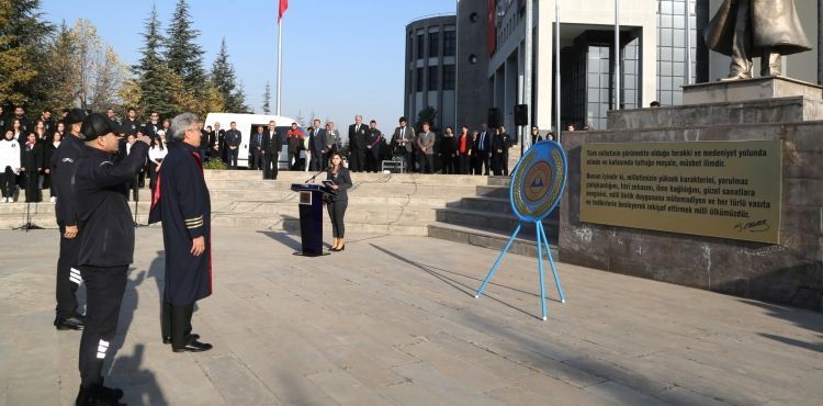 ERÜ’de 10 Kasım Atatürk'ü Anma Töreni Gerçekleştirildi