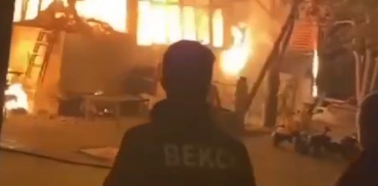 Yenidoğan Mahallesi'nde müstakil evde yangın çıktı