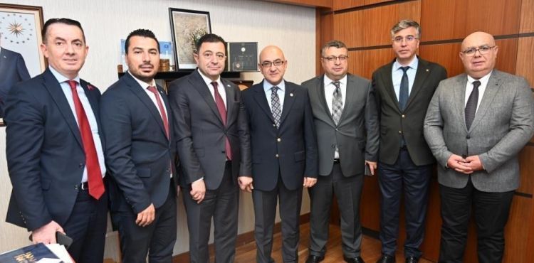 Kayseri OSB Yönetimi, Mustafa Elitaş, İsmail Özdemir ve Kayseri Milletvekillerini Ankara’da Ziyaret Etti