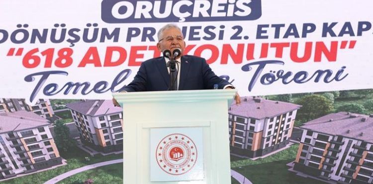 ORURES KENTSEL DNM PROJESݒNDE 618 ADET KONUTUN TEMEL ATILDI