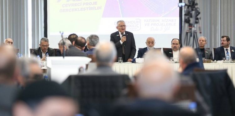 BAŞKAN BÜYÜKKILIÇ, 150 PROJE DİYE YOLA ÇIKTI 418 PROJEYE ULAŞTI