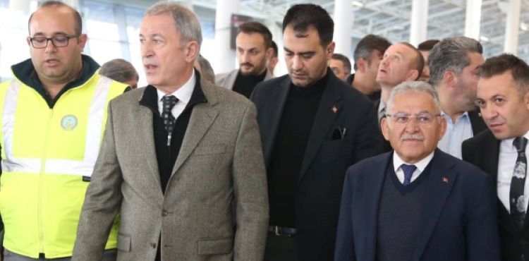 AKAR, BÜYÜKKILIÇ VE MİLLETVEKİLLERİNDEN HAVALİMANI YENİ TERMİNAL BİNASI’NA İNCELEME