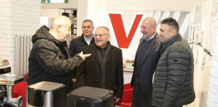 BAŞKAN BÜYÜKKILIÇ’TAN ESNAF ZİYARETİ