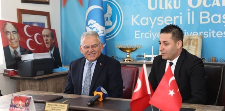 BAŞKAN BÜYÜKKILIÇ’TAN ÜLKÜ OCAKLARI’NA “HAYIRLI OLSUN” ZİYARETİ