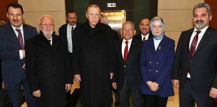 BAŞKAN BÜYÜKKILIÇ, CUMHURBAŞKANI ERDOĞAN İLE GÖRÜŞTÜ