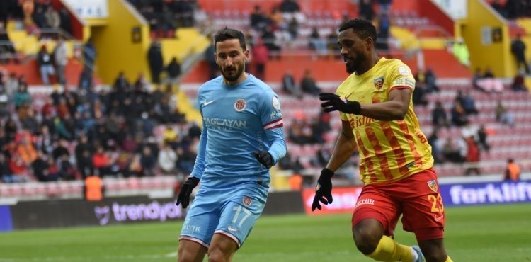 Kayserispor, sahasnda Antalyasporla berabere kald: 1-1