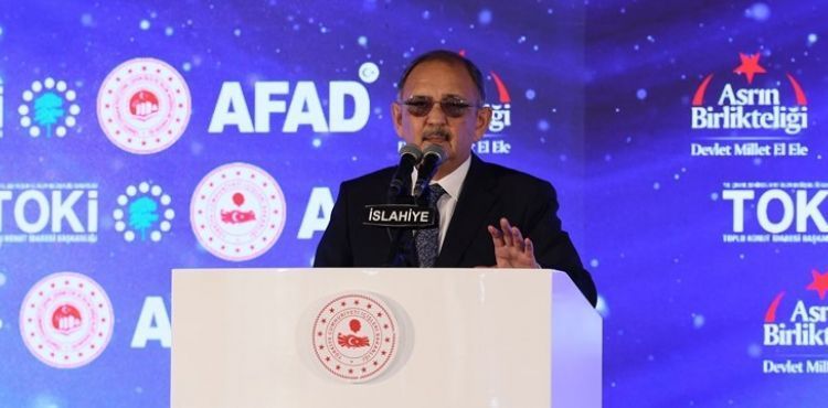 BAKAN MEHMET ÖZHASEKİ: “SENE SONUNA KADAR 200 BİN KONUTUMUZU TESLİM EDECEĞİZ