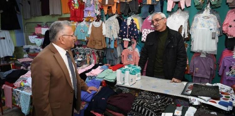 BÜYÜKKILIÇ’TAN MUSTAFA KEMAL PAŞA BULVARI’NDA ESNAF ZİYARETİ