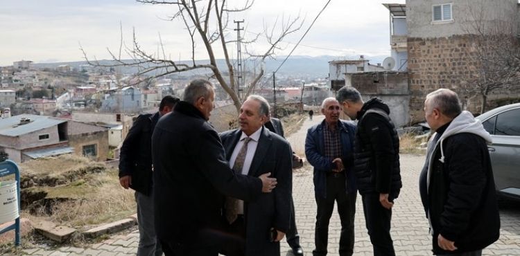BAŞKAN YALÇIN'A BAŞAKPINAR'DA SICAK KARŞILAMA