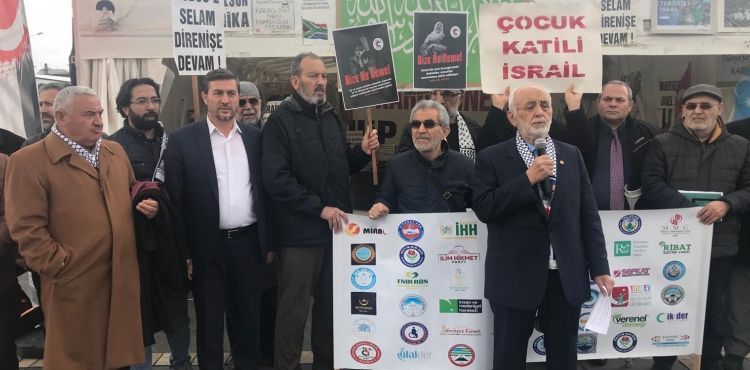 GAZZE'DE ATEŞ DURSUN REFAH KAPISI AÇILSIN YARDIMLAR ULAŞSIN