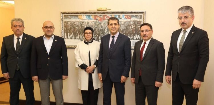 Cumhurbaşkanlığı Strateji ve Bütçe Başkanı Şenel ile Kayseri hakkında görüşüldü
