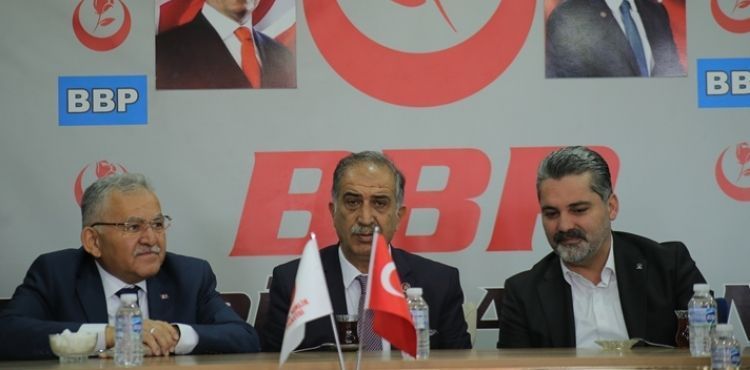BAŞKAN BÜYÜKKILIÇ, BÜYÜK BİRLİK PARTİSİ KAYSERİ İL BAŞKANLIĞI’NI ZİYARET ETTİ