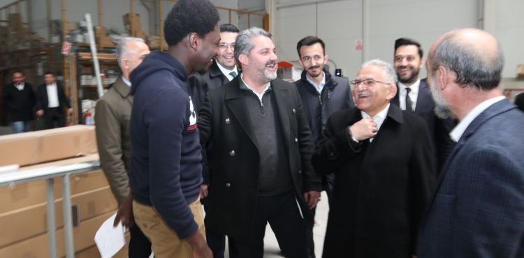 Başkan Üzüm’den Mimarsinan OSB’de “Fabrika” Ziyaretleri