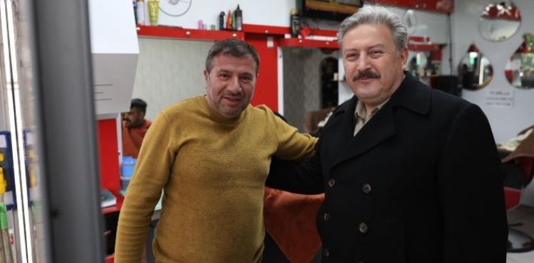ESNAFTAN BAŞKAN PALANCIOĞLU’NA YOĞUN İLGİ