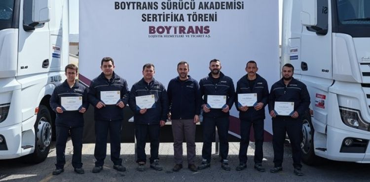 BOYTRANS SÜRÜCÜ AKADEMİSİ İLK MEZUNLARINI VERDİ!