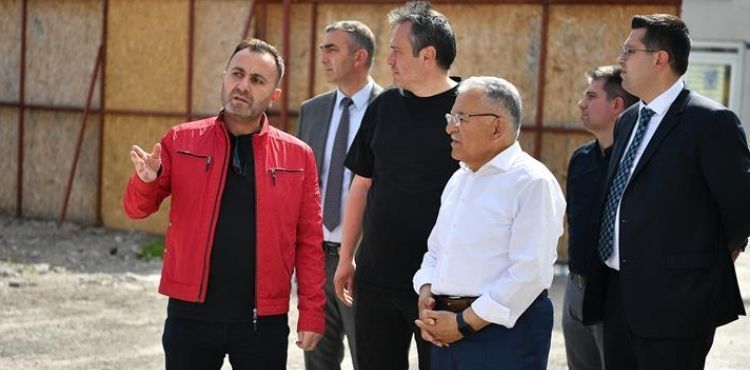 Başkan Büyükkılıç’tan Tarihi Kayseri Mahallesi’nde 2’inci Etap Çalışmalarına İnceleme