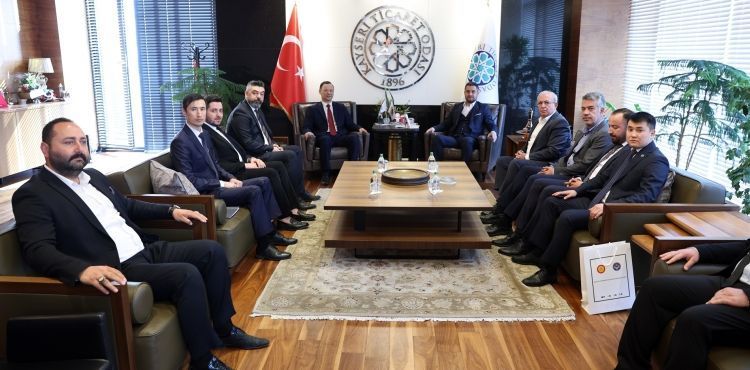 KIRGIZİSTAN ANKARA BÜYÜKELÇİSİ’NDEN KTO’YA ZİYARET