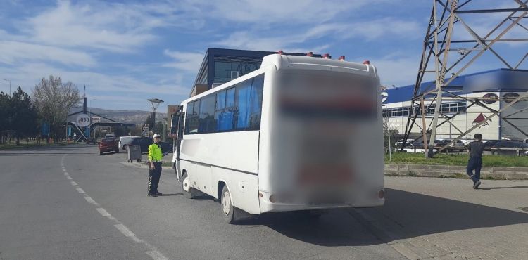 Denetimlerde 160 araca cezai işlem uygulandı