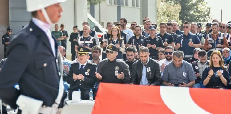 Komiser Yardımcısı son yolculuğuna uğurlandı