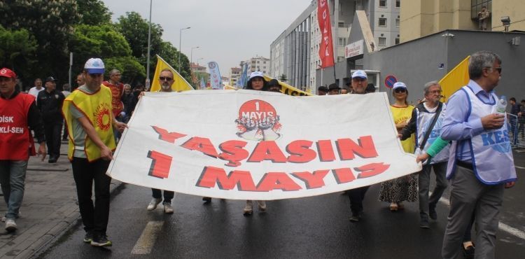 Kayseri’de 1 Mayıs coşkuyla kutlandı