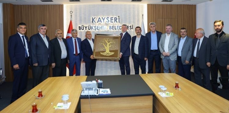 BAŞKAN BÜYÜKKILIÇ, MOBİLYACILAR ODASI, KAFKAS DERNEĞİ VE MÜSİAD HEYETİNİ AĞIRLADI