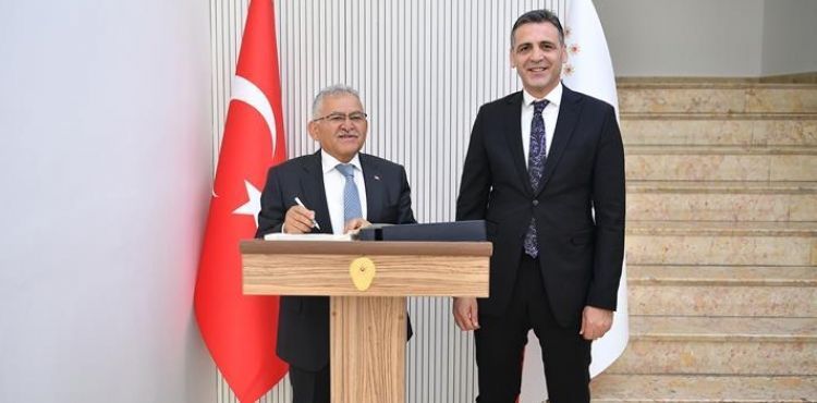 BAŞKAN BÜYÜKKILIÇ’TAN İL EMNİYET MÜDÜRÜ AYDIN’A “HAYIRLI OLSUN” ZİYARETİ