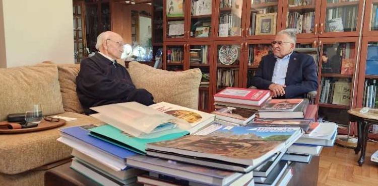 BAŞKAN BÜYÜKKILIÇ’TAN ÇEKÜL VAKFI BAŞKANI SÖZEN’E ZİYARET