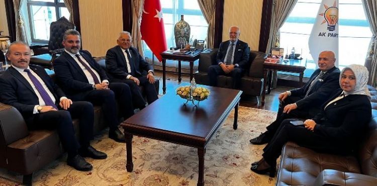 BAŞKAN BÜYÜKKILIÇ’TAN AK PARTİ GENEL BAŞKAN VEKİLİ ELİTAŞ’A ZİYARET