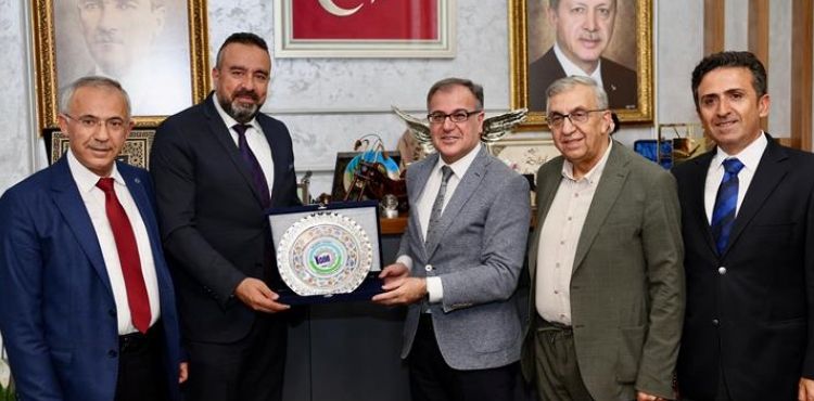 İncesu OSB Başkanı Belediye Başkanlarına ziyareti