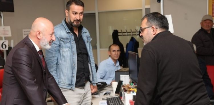 KOCASİNAN’DA VERGİ MESAİSİ