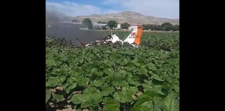 Valilikten düşen uçakla ilgili açıklama geldi