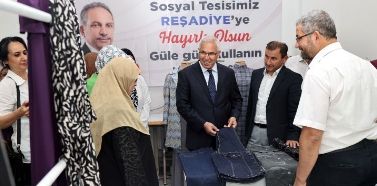 TALAS BELEDİYESİ’NDEN REŞADİYE'YE SOSYAL TESİS