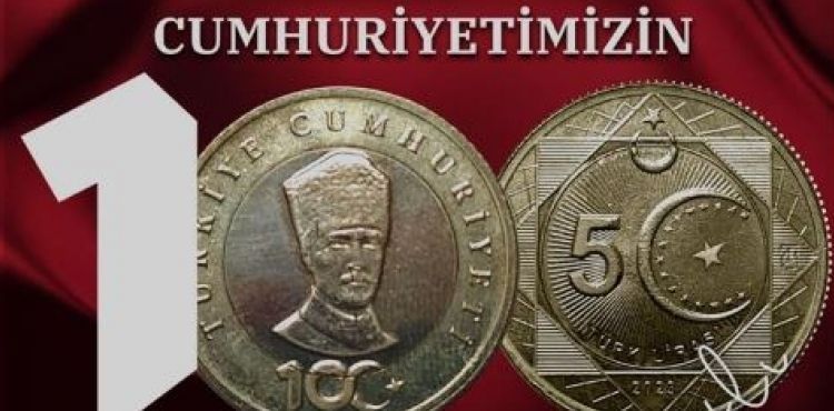 5 TL'lik madeni para tedavle kyor