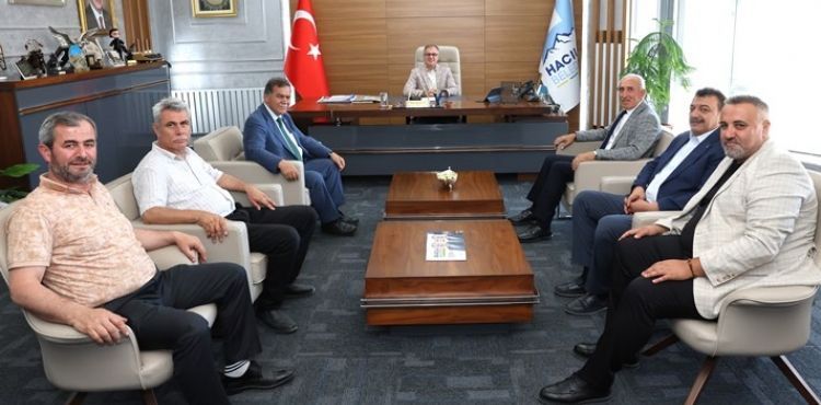 BAŞKAN ÖZDOĞAN'A ESNAF ODALARI BAŞKANLARINDAN ZİYARET