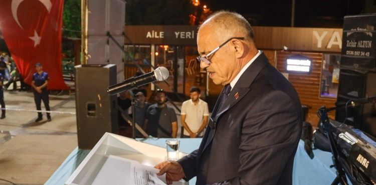 YAHYALI'DA 15 TEMMUZ ŞEHİTLERİ DUALARLA ANILDI