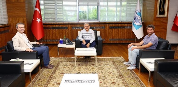 BAŞKAN BÜYÜKKILIÇ, KAYSERİ TABİP ODASI BAŞKANI ŞAHİN’İ AĞIRLADI