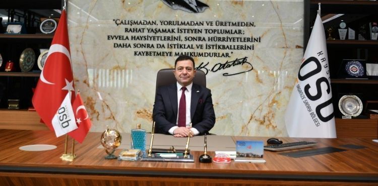 Kayseri OSB Başkanı Yalçın İSO İkinci 500 Listesinde Yer Alan 15 Kayseri Firmasını Kutladı