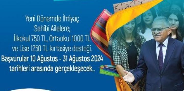 ÖĞRENCİ DOSTU BAŞKAN BÜYÜKKILIÇ’IN ‘KIRTASİYE DESTEĞİ’ BU YIL DA DEVAM EDECEK