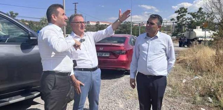 BAŞKAN ÖZDOĞAN, YANGIN BÖLGESİNİ İNCELEDİ